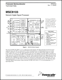Click here to download MSC8103 Datasheet