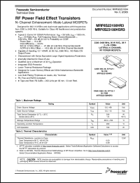 Click here to download MRF6S23100HR3 Datasheet