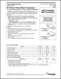 Click here to download MRF7S15100HR3 Datasheet