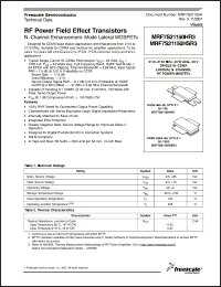 Click here to download MRF7S21150HR3 Datasheet