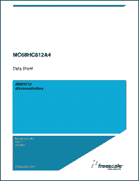 Click here to download MCHC812A4PV8 Datasheet