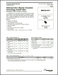 Click here to download MMG3014NT1 Datasheet