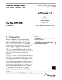 Click here to download MC9328MX21SCVK Datasheet