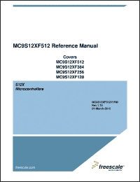 Click here to download MC9S12XF512 Datasheet