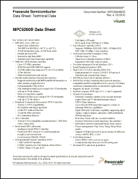 Click here to download MPC5200VR400B Datasheet