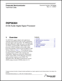 Click here to download DSP56364UM Datasheet