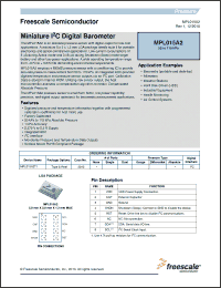Click here to download MPL015A2T1 Datasheet