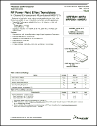 Click here to download MRF6S24140H Datasheet