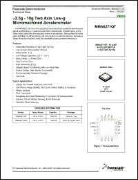 Click here to download MMA6271QT Datasheet