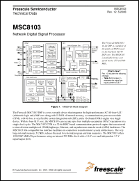 Click here to download MSC8103VT1200F Datasheet
