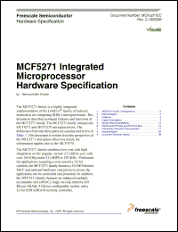 Click here to download MCF5270CVM150 Datasheet