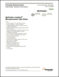 Click here to download MCF54454 Datasheet