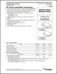 Click here to download MRF6S24140HSR3 Datasheet