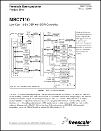 Click here to download MSC7110 Datasheet