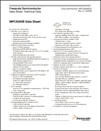 Click here to download MPC5200B_08 Datasheet