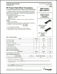 Click here to download MRF7S19120NR1_09 Datasheet