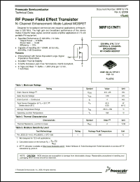 Click here to download MRF1517N Datasheet