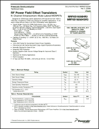 Click here to download MRF6S19200H Datasheet