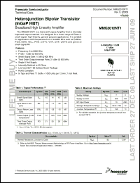 Click here to download MMG3010NT1 Datasheet