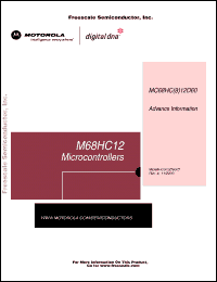 Click here to download MC68HC912D60 Datasheet