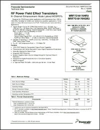 Click here to download MRF7S18170HR3 Datasheet
