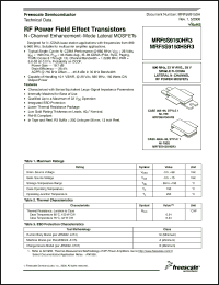 Click here to download MRF5S9150HR3 Datasheet