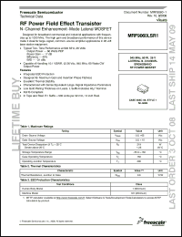 Click here to download MRF9060LSR1 Datasheet