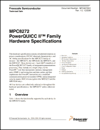 Click here to download MPC8272_06 Datasheet