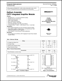 Click here to download MMG2001T1 Datasheet