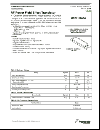 Click here to download MRF21120R6 Datasheet