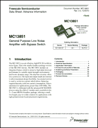 Click here to download MC13851EP Datasheet