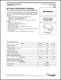 Click here to download MRF18090AR3 Datasheet