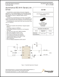 Click here to download MCZ33199EFR2 Datasheet