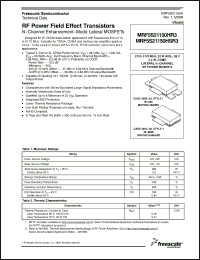 Click here to download MRF5S21150HR3 Datasheet