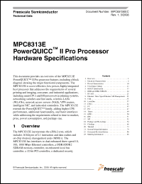 Click here to download MPC8313E_08 Datasheet