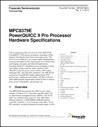 Click here to download MPC8379E Datasheet
