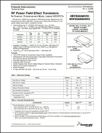 Click here to download MRF8S9260HSR3 Datasheet