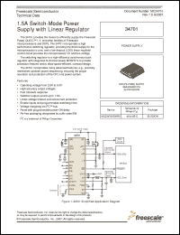 Click here to download MCZ34701EWR2 Datasheet