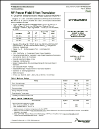 Click here to download MRF8S9200NR3 Datasheet