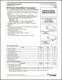 Click here to download MRF5S19150HSR3 Datasheet