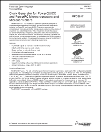 Click here to download MPC9817 Datasheet