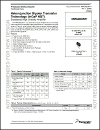 Click here to download MMG3003NT1_08 Datasheet