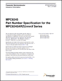 Click here to download MPC8245 Datasheet