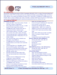 Click here to download FT2232L Datasheet