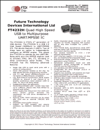 Click here to download FT4232HQ-4000 Datasheet