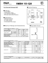 Click here to download 1MBH15-120 Datasheet