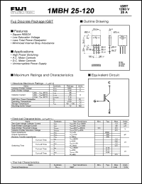 Click here to download 1MBH25-120 Datasheet