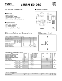 Click here to download 1MBH50-060 Datasheet