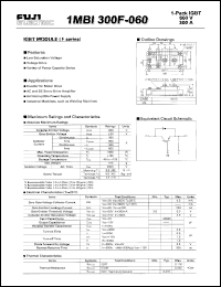 Click here to download 1MBI300F-060 Datasheet