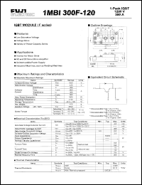 Click here to download 1MBI300F-120 Datasheet